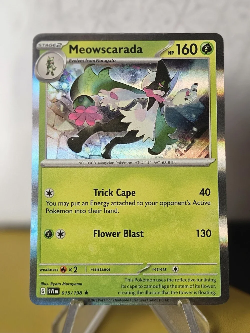 Meowscarada 015/198 Pokemon TCG Holographic Rare
